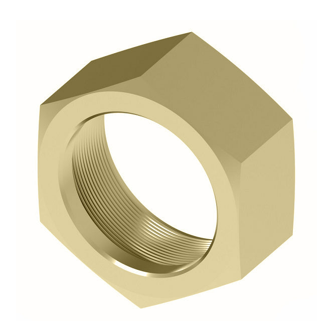 FC2326-06B Aeroquip by Danfoss | ORS/BR Nut Adapter | -06 Female O-Ring Face Seal x -06 Braze End | Brass