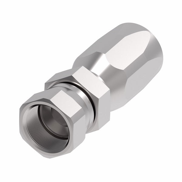 FC5130-1616S Aeroquip by Danfoss | 2 Wire Hi-Pac Female 37° JIC Swivel Reusable Hose Fitting for Braided Hydraulic Hose | FC Series | -16 Female 37° JIC Swivel x -16 Reusable Hose End | Steel