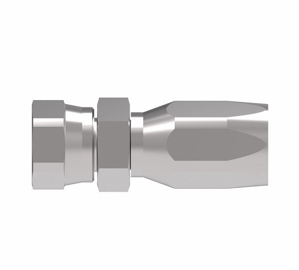FC5130-0606S Aeroquip by Danfoss | 2 Wire Hi-Pac Female 37° JIC Swivel Reusable Hose Fitting for Braided Hydraulic Hose | FC Series | -06 Female 37° JIC Swivel x -06 Reusable Hose End | Steel