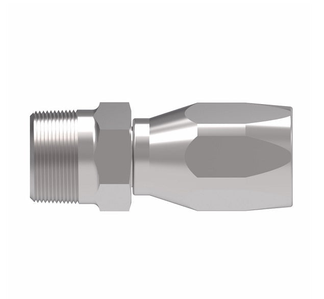 FC5131-1616S Aeroquip by Danfoss | 2 Wire Hi-Pac Male Pipe Reusable Hose Fitting for Braided Hydraulic Hose | FC Series | -16 Male Pipe x -16 Reusable Hose End | Steel