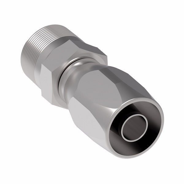 FC5131-1212S Aeroquip by Danfoss | 2 Wire Hi-Pac Male Pipe Reusable Hose Fitting for Braided Hydraulic Hose | FC Series | -12 Male Pipe x -12 Reusable Hose End | Steel