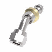 FC5847-0606S Aeroquip by Danfoss | Female 37° JIC Swivel 45° Elbow Socketless Reusable Hose Fitting | FC Series | -06 Female 37° JIC Swivel x -06 Reusable Hose End | Steel