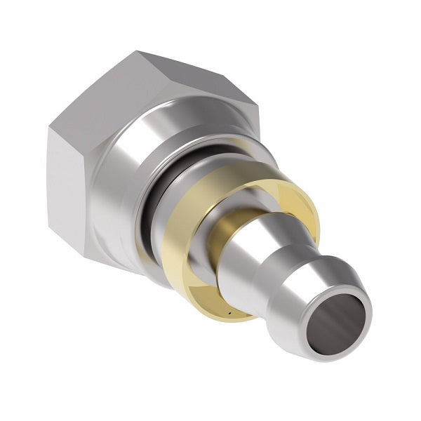 FC5853-1212S Aeroquip by Danfoss | Female NPSM Swivel Socketless Reusable Hose Fitting | FC Series | -12 Female NPSM Swivel x -12 Push-On Hose Barb | Steel