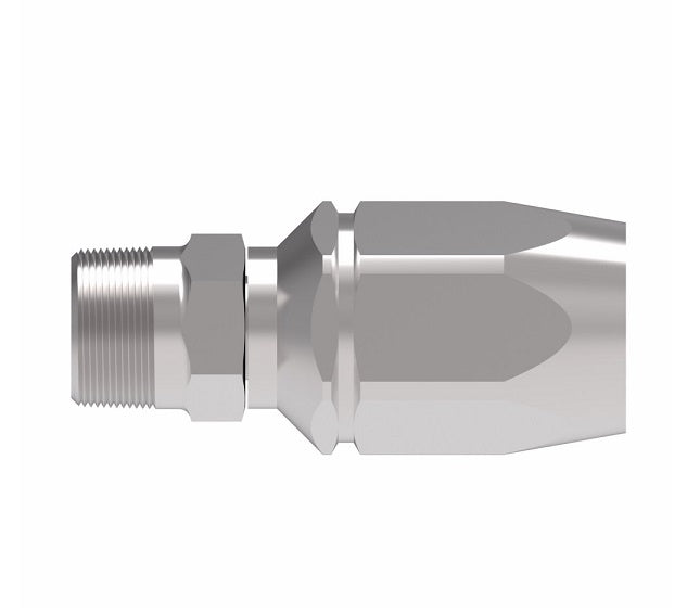 FC5985-0606S Aeroquip by Danfoss | Male Pipe 100R2 TTC Reusable Hose Fitting | FC Series | -06 Male Pipe x -06 Reusable Hose End | Steel