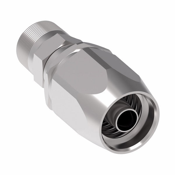 FC5985-0608S Aeroquip by Danfoss | Male Pipe 100R2 TTC Reusable Hose Fitting | FC Series | -06 Male Pipe x -08 Reusable Hose End | Steel