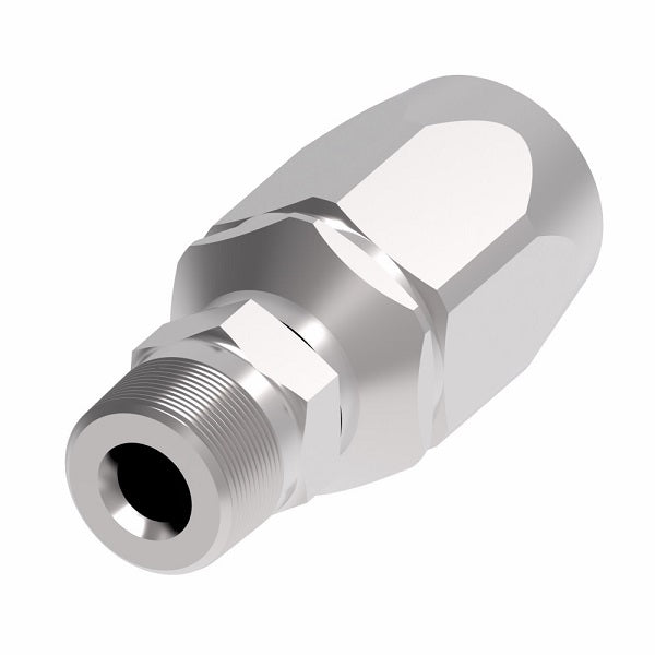 FC5985-0606S Aeroquip by Danfoss | Male Pipe 100R2 TTC Reusable Hose Fitting | FC Series | -06 Male Pipe x -06 Reusable Hose End | Steel