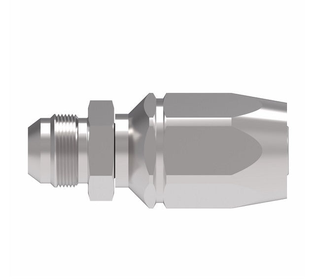 FC5986-0404S Aeroquip by Danfoss | Male 37° JIC Flare 100R2 TTC Reusable Hose Fitting | FC Series | -04 Male 37° JIC Flare x -04 Reusable Hose End | Steel