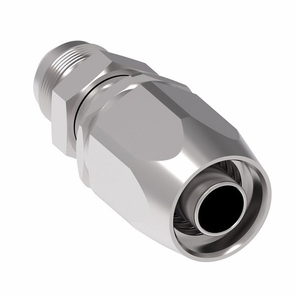 FC5986-0808S Aeroquip by Danfoss | Male 37° JIC Flare 100R2 TTC Reusable Hose Fitting | FC Series | -08 Male 37° JIC Flare x -08 Reusable Hose End | Steel