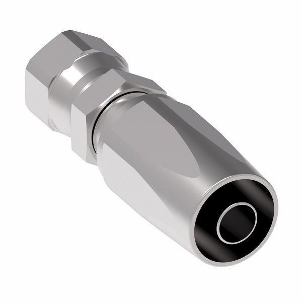 FC7988-1616S Aeroquip by Danfoss | 1 Wire TTC Female 37° JIC 100R1 Style Reusable Hose Fitting for Braided Hydraulic Hose | FC Series | -16 Female 37° JIC Swivel x -16 Reusable Hose End | Steel