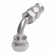 FC9171-1212S Aeroquip by Danfoss | Female SAE 45° Swivel 90° Elbow Super Gem PTFE Reusable Hose Fitting | FC Series | -12 Female SAE 45° Swivel x -12 Reusable Hose End | Steel