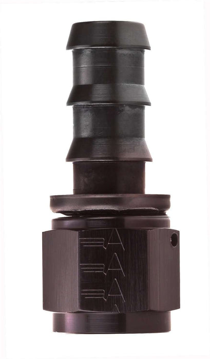 FBL1515 (FCL1515) Eaton Aeroquip® -12 SOCKETLESS™ S.A.E. 37° (JIC/AN) Straight Fitting - Black Anodized Aluminum