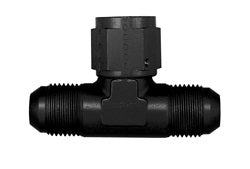 FBM5282 (FCM5282) Eaton Aeroquip® -06 Male AN x -06 Male AN x -06 Female AN Branch Tee Adapter - Black Anodized Aluminum