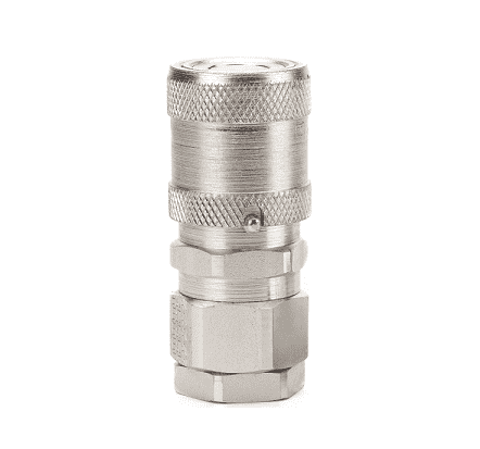 FD49-1005-08-06 Eaton FD49 Series Female Socket - 3/4-16 Female SAE O-Ring, Valved Quick Disconnect Coupling - Steel
