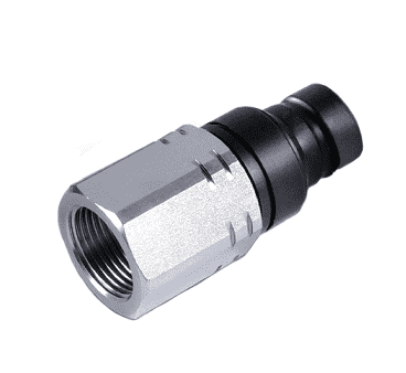12FFP50BS143 Eaton FF Series Male Plug 1/2 14 Female BSPP Quick Disconnect Coupling FKM Steel