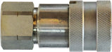 FF12F (FF-12-F) Midland Hydraulic Quick Disconnect - Flush Face ISO Female Pipe Coupler - 1/2" Body Size - 1/2" Female NPT - Steel