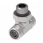 FF1861T0806S Aeroquip by Danfoss | ORS/ORS/SAE O-Ring Boss (adj.) Branch Tee Adapter | -08 Male O-Ring Face Seal x -08 Male O-Ring Face Seal x -06 Male SAE O-Ring Boss | Steel