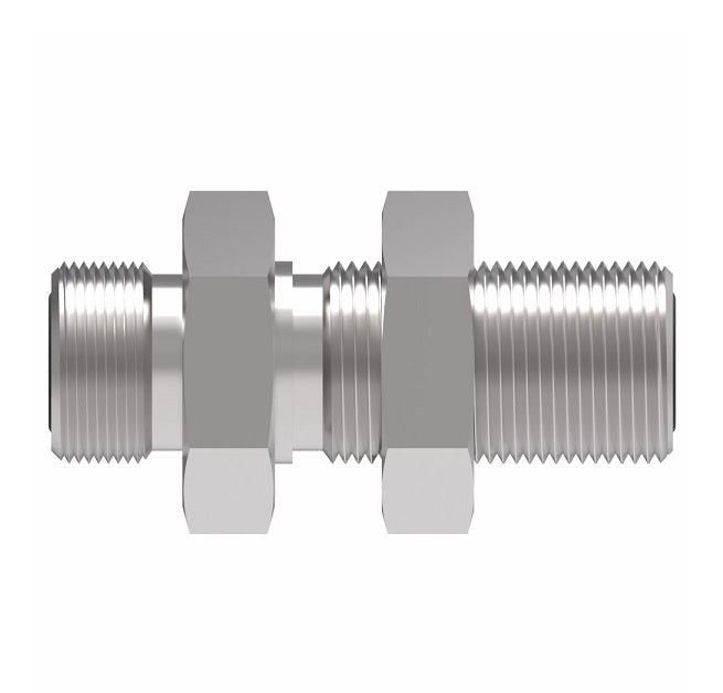 FF1994T1616S Aeroquip by Danfoss | Male ORS/ORS Bulkhead Adapter | -16 Male O-Ring Face Seal x -16 Male O-Ring Face Seal | Steel