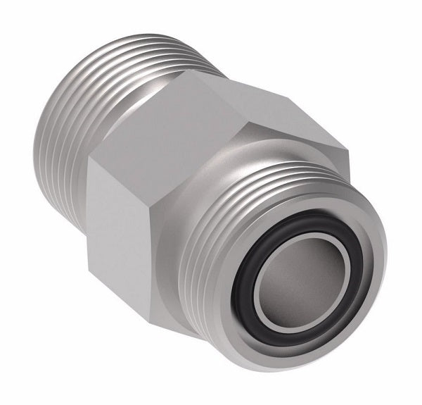 FF2000T0606S Aeroquip by Danfoss | ORS/ORS Adapter | -06 Male O-Ring Face Seal x -06 Male O-Ring Face Seal | Steel