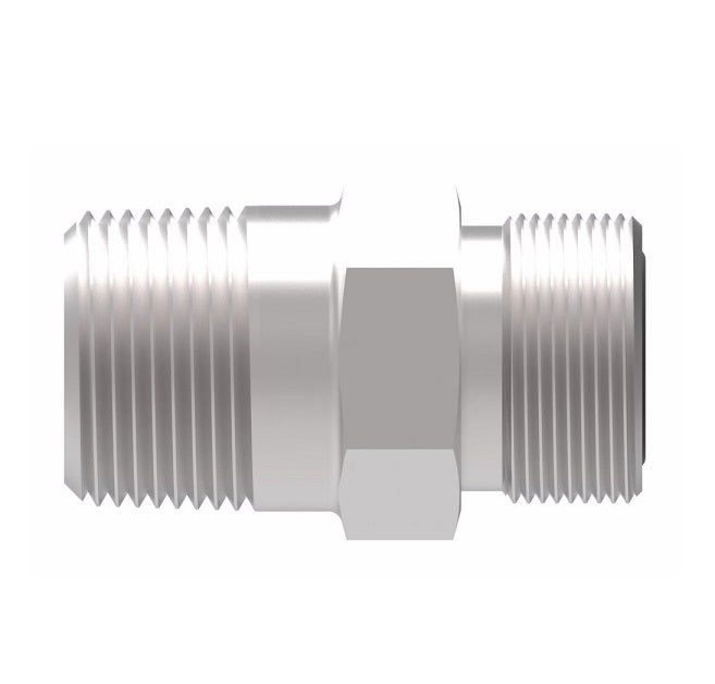 FF2031T0406S Aeroquip by Danfoss | ORS/Male NPTF Adapter | -04 Male O-Ring Face Seal x -06 Male NPTF | Steel