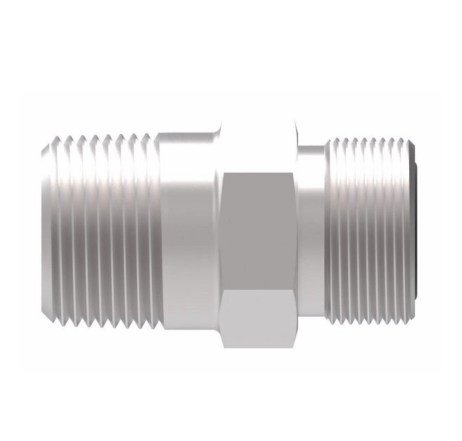 FF2031T0808S Aeroquip by Danfoss | ORS/Male NPTF Adapter | -08 Male O-Ring Face Seal x -08 Male NPTF | Steel