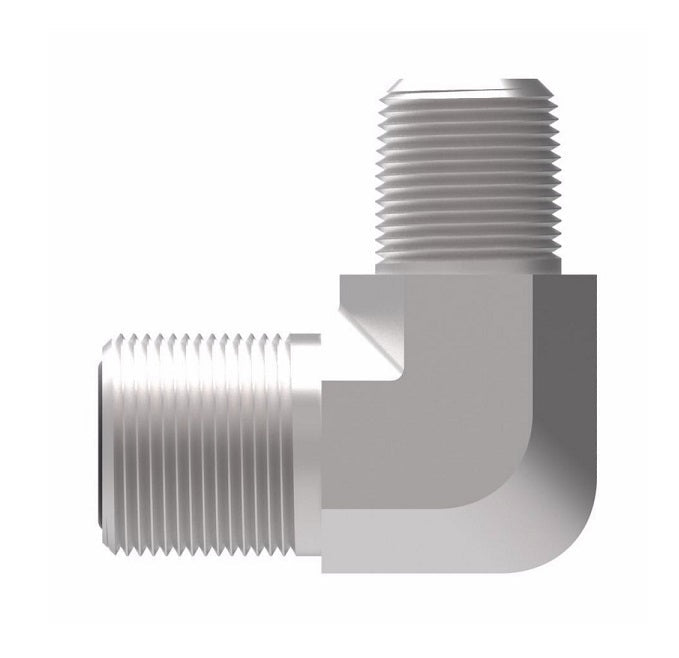 FF2032T1616S Aeroquip by Danfoss | ORS/Male NPTF 90° Elbow Adapter | -16 Male O-Ring Face Seal x -16 Male NPTF | Steel