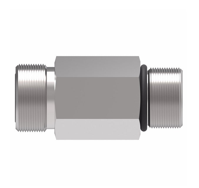 FF2211T1212S Aeroquip by Danfoss | ORS/SAE O-Ring Boss Adapter | -12 Male O-Ring Face Seal x -12 Male SAE O-Ring Boss | Steel