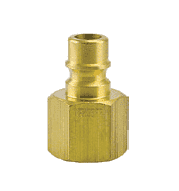 FH22FB ZSi-Foster Quick Disconnect FIH Series Unvalved Plug 1/4" FPT - Brass