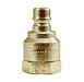 FHP2F2B-101 ZSi-Foster Quick Disconnect FH Series Two Way Valved Plug 1/4" FPT - Brass w/Viton Seal