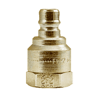 FHP3F3B ZSi-Foster Quick Disconnect FH Series Two Way Valved Plug 3/8" FPT Brass