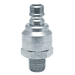 FHP2M2-103 ZSi-Foster Quick Disconnect FH Series Two Way Valved Plug 1/4" MPT Steel w/Ethylene Prop. Seal
