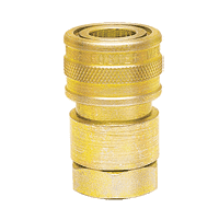 FHS2F2B ZSi-Foster Quick Disconnect FH Series Two Way Valved Socket 1/4" FPT - Brass