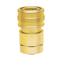 BLFHS4F4B ZSi-Foster Quick Disconnect FH Series Two Way Valved Socket 1/2" FPT- Ball Lock, Brass