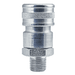 FHS4M4-101 ZSi-Foster Quick Disconnect FH Series Two Way Valved Socket 1/2" MPT - w/Viton Seal