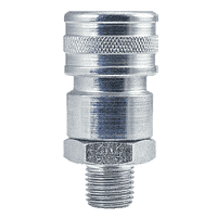 FHS3M3 ZSi-Foster Quick Disconnect FH Series Two Way Valved Socket 3/8" MPT - Steel