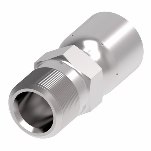 FJ3152-0406S Aeroquip by Danfoss | Male Pipe 100R5 Crimp Fitting | FJ Series | -04 Male Pipe x -06 Hose Barb | Steel