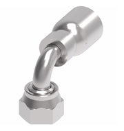 FJ3255-1616S Aeroquip by Danfoss | Female ORS Swivel 90° Elbow 100R5 Crimp Fitting | FJ Series | -16 Female O-Ring Face Seal Swivel x -16 Hose Barb | Steel