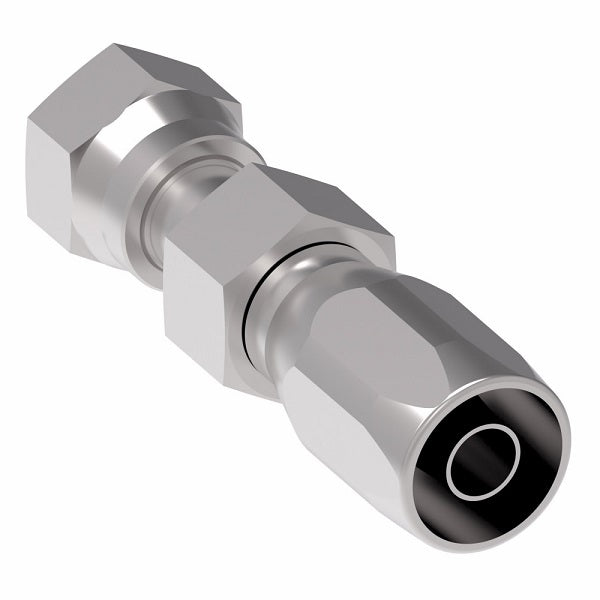 FJ9706-2020S Aeroquip by Danfoss | Female ORS Swivel 100R5 Reusable Hose Fitting | -20 Female O-Ring Face Seal Swivel x -20 Reusable Hose End | Steel