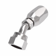 FJ9707-1010S Aeroquip by Danfoss | Female ORS Swivel 45° Elbow 100R5 Reusable Hose Fitting | -10 Female O-Ring Face Seal Swivel x -10 Reusable Hose End | Steel