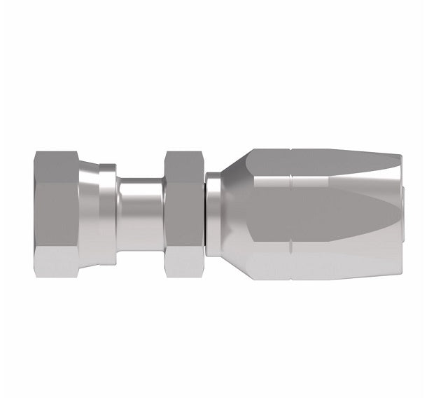 FJ9732-1212S Aeroquip by Danfoss | Female ORS Swivel 100R2 Skive Style Reusable Hose Fitting | FJ Series | -12 Female O-Ring Face Seal Swivel x -12 Reusable Hose End | Steel