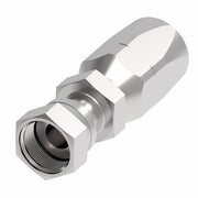 FJ9732-0808S Aeroquip by Danfoss | Female ORS Swivel 100R2 Skive Style Reusable Hose Fitting | FJ Series | -08 Female O-Ring Face Seal Swivel x -08 Reusable Hose End | Steel