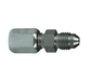 FLC2402-06-06 Dixon Steel Flareless Bite Fitting - 3/8" Male Tube x 3/8" Male 37 deg. JIC