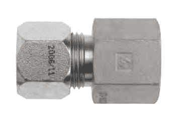 FLC2405-08-04 Dixon Steel Flareless Bite Fitting - 1/2" Male Tube OD x 1/4" Female NPTF Adapter