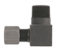 FLC2501-06 Dixon Steel Flareless Bite Fitting - 3/8" Male Tube OD x 3/8" Male NPTF Adapter 90 deg. Elbow