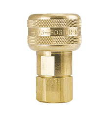 FM2803 ZSi-Foster Quick Disconnect 1-Way Automatic Socket - 1/8" FPT - Brass