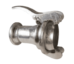 FMI31946 Dixon Type B (Bauer Style) Quick Connect Fitting - 4" Female x 6" Male Increaser with Gasket - Galvanized Steel