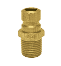 FP252 ZSi-Foster Quick Disconnect FJT Series - 1/4" Plug - 1/4" MPT - Brass