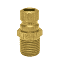 FP556 ZSi-Foster Quick Disconnect FJT Series - 1/2" Plug - 3/4" MPT - Brass