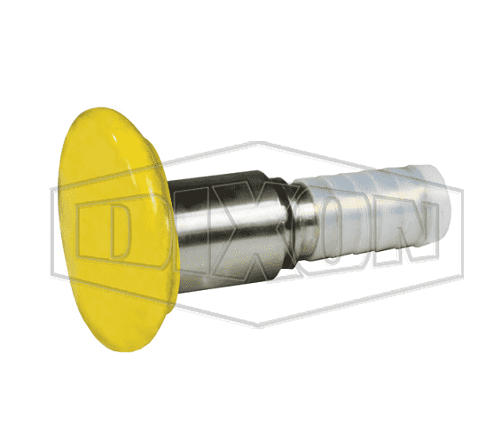 FRRE-T24 Dixon Valve 1-1/2" 316 Stainless Steel PTFE Encapsulated True ID Fitting - Flange Retainer