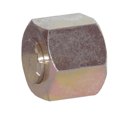 FS304C-10 Dixon Zinc Plated Steel 1"-14 Female Flat Face Cap