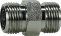 FSO240366 (FSO2403-6-6) Midland Hydraulic Male Union Connector - 3/8" Tube OD x 11/16-16 Male O-Ring Face Seal - Steel